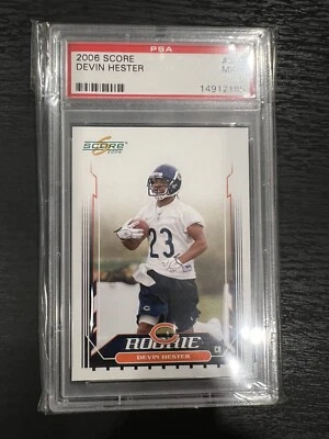 2006 Score Devin Hester PSA 9 Hall Of Fame RC - Image 1 of 2