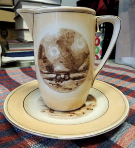 Grimwade's 'Girls of Staffordshire' WW1 Jug & Plate 1917: Collectable + Cartoons - Picture 1 of 14