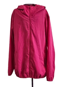 UNIQLO Atmungsaktive WINDBREAKER JACKE Regenbekleidung Mantel Damen XLarge Hot Pink - Bild 1 von 7