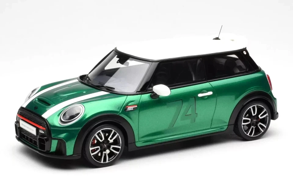 Otto 2023 Mini Cooper F56 JCW John Cooper Works British Racing Green 1:18 OT1098 - Image 1 of 1