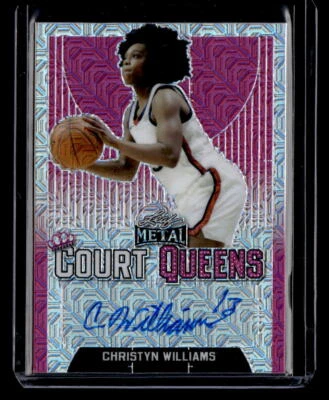 2022 Leaf Metal #CQ-CW1 Christyn Williams Auto /10 Near Mint - Image 1 of 2