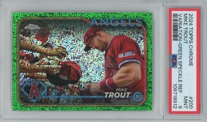 Mike Trout 2024 Topps Cromo VARIACIÓN VERDE MOTA #200 PSA 9/99 - Imagen 1 de 2