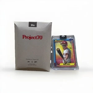 2021 Topps Project 70 Mike Trout by Alex Pardee Silver Auto 6/70 - Card #79 - Picture 1 of 8