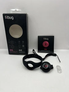 Fitbug Orb Wireless Activity & Sleep Tracker with Wristband Clip Box Untested - Picture 1 of 8