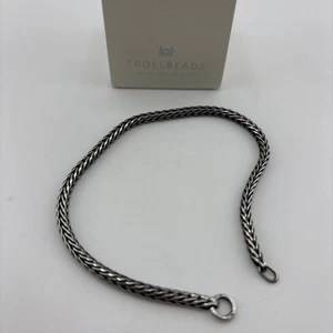 Authentic Trollbeads 8.7” Sterling Silver Bracelet New - Picture 1 of 2