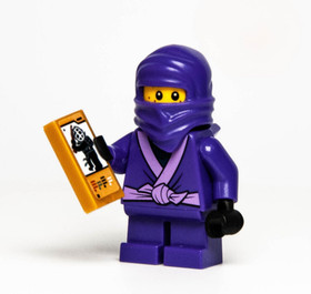 LEGO Ninjago Minifigure - Lil' Nelson, Dark Purple Robe (njo0263) 70589 Departed