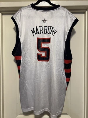 Vintage Reebok Stephon Marbury Team USA Basketball Oympics Jersey Size XXL White - Image 1 of 4