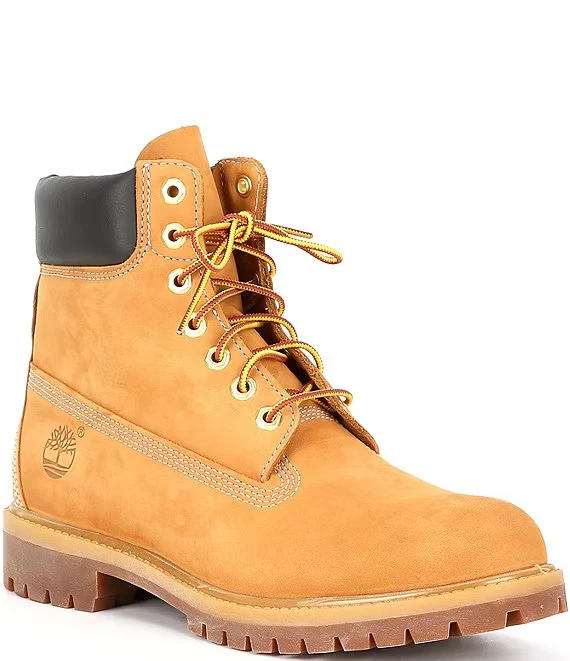 *NUEVO* Botas impermeables premium Timberland para hombre, trigo, negras Foto 1 de 4