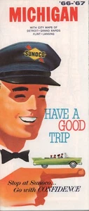 Hoja de ruta Sunoco 1966: Michigan nuevo de lote antiguo - Imagen 1 de 1