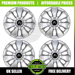 16" WHEEL TRIMS HUB CAPS COVERS TO FIT CITROEN BERLINGO 2008-2025 - Picture 1 of 3