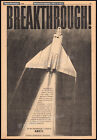 Encounter: BREAKTHROUGH - Original 1958 Trade AD / poster _ Canadian TV series