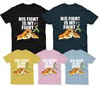 His Fight Is My Fight Autism Awareness Day Promoting Love Acceptance T-Shirt #AD
