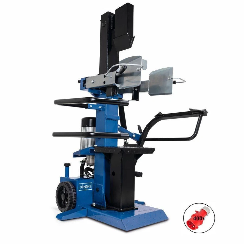 Scheppach Compact 10 T 400V 3500W Vertikal-Holzspalter - Blau (5905423902)