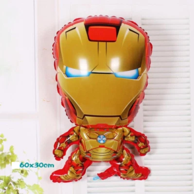 28" Marvel Superhéroe Vengadores Cómics Iron Man Globo de Lámina Decoración Fiesta de Cumpleaños Foto 1 de 2