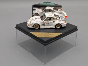 Modellini auto 1:43 Vitesse Porsche 911 GT2 24H Le Mans 1998 #62 con vetrina - Foto 1 di 11