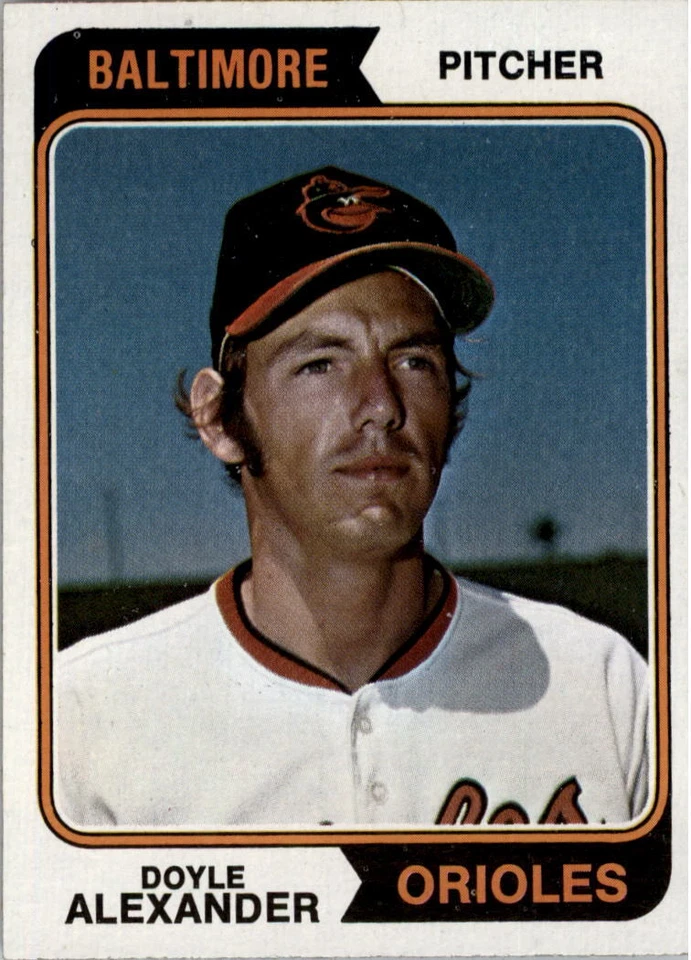 1974 Topps #282 Doyle Alexander - EX-MT - Image 1 of 1
