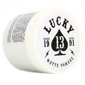 Authentic LUCKY 13 Matte Pomade 4oz High Hold Matte Finish NEW - Picture 1 of 5