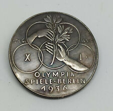 Piece Medaille Medal Jeux Olympiques Olympic Games 1936 Berlin  Reich  ww2  a