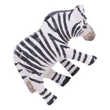  Desktop Animal Figurine Adorn Zebra Figure Toy Animals Wood Carving Decorations
