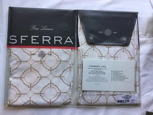 Sferra 2165 Connery - Camel Boudoir Two Sham 12" x 16" Geométrico $70.00 (Cada uno) - Imagen 1 de 11