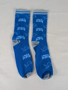 Detroit Lions Socks Driven by Detroit NFL Licensed Honolulu Blue Playoffs OSFM - Picture 1 of 5