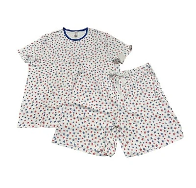 Men's Americana Matching Family Pajama Set - White 2XL - Image 1 of 2