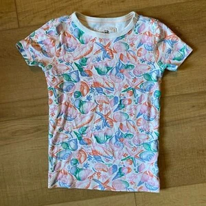 Crewcuts size 6 seashell sleepwear shirt t shirt 100% cotton - Picture 1 of 6