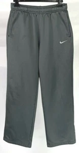 Nike Boys Therma Fit Sweatpants Gray Pockets Sz Large 452695 Fleece Lining A6213 - Picture 1 of 10