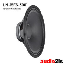 Stagestone LM-15FS-3001 Low/Mid Woofer Bass Speakers 15", 350W AES, 8 Ohm