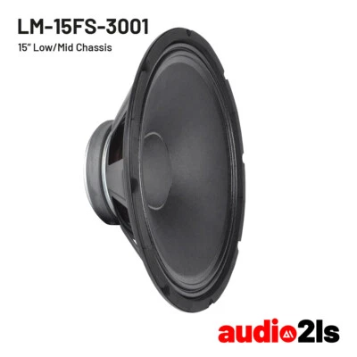 Stagetone LM-15FS-3001 Low/Mid Woofer Basslautsprecher 15", 350W AES, 8 Ohm