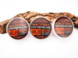 NEU IN VERPACKUNG - MADFISH CLEAR CENTERPIN LINE 200m (verschiedene Gewichte) UVP 17,99£ - Bild 1 von 6