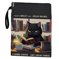 Book Covers for Paperbacks Book Sleeve with Zipper Book Lover GiftsWashable B...