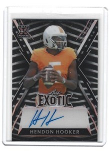 2023 Leaf Exotic Hendon Hooker Zebra Prismatic Auto BA-HH1 9/13