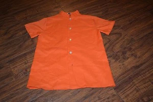 K0- Vintage Sears Pooh LTD. Collection Orange Button Down Shirt Size 6 - Picture 1 of 5