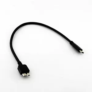 30cm/1ft USB 3.1 Type C to USB 3.0 Micro B Male Data Cable For Tablet Phone HDD - Picture 1 of 7