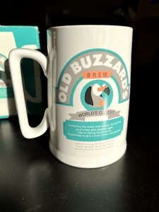 Taza de cerveza Hallmark Party Express 1987 Old Buzzard's Brew Over The Hill cumpleaños - Imagen 1 de 5