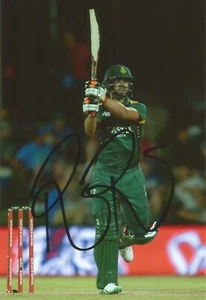 SOUTH AFRICA CRICKET: RILEE ROSSOUW SIGNED 6x4 ODI ACTION PHOTO+COA - Picture 1 of 1