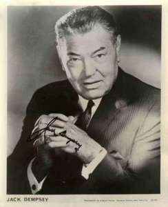 Boxer 1964 *Jack Dempsey* 8x10 foto de película firmada reimpresión autografiada envío y devolución gratuitos - Imagen 1 de 1