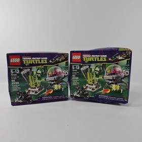 LEGO Teenage Mutant Ninja Turtles: Kraang Lab Escape (79100) Lot of 2