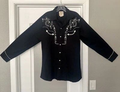 H Bar C Ranchwear Eldorado Cowboy Western Shirt men's size 16.5 Pearl Button - Image 1 of 4