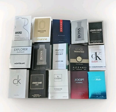 ROBERTO CAVALLI (T1) Parfum Set 15 Stück Herren Gisada Prada Azzaro Montblanc Explorer Platinum