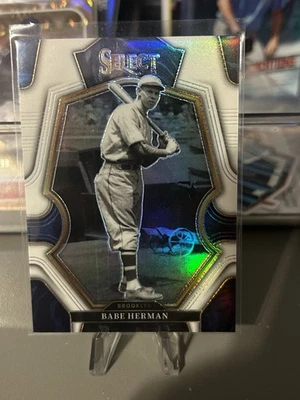 Babe Herman White Premier Level 2023 Select Baseball/149 - Dodgers Foto 1 de 2