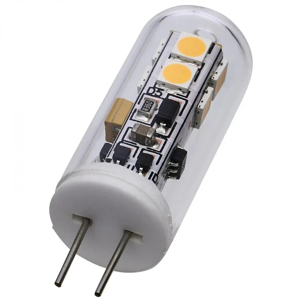 SATCO 2W T4 LED - Clear Finish - Bi Pin G4 Base - 3000K - 12V  - 20-pack - Image 1 of 1