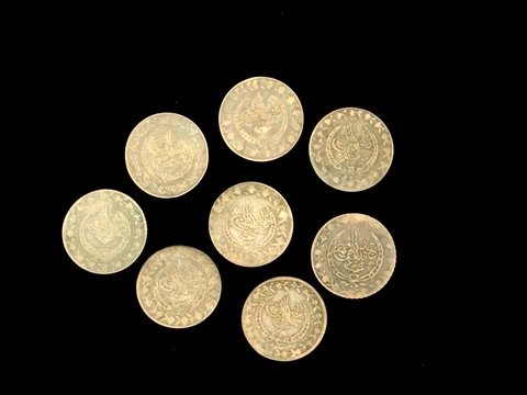(1) Ottoman Empire Mahmud II (1808-1839 CE) 20 Para Milled Silver Coin, No Holes Cover