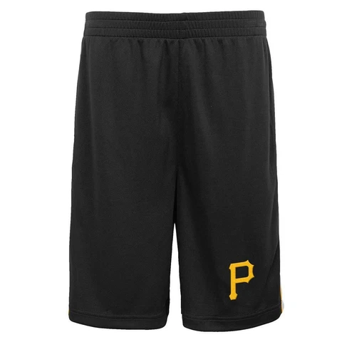 Pittsburgh Pirates MLB Youth Boys' Athletic Shorts Size Medium (10/12) ~ NWT Cover