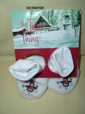 NUEVO PAR DE ZAPATILLAS PINGÜINO POLAR VACACIONES BEBÉS TARGET 2001, PEQUEÑAS 6-12 MESES Foto 1 de 3