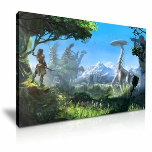 Póster Imagen Lona Arte Moderno Horizon Zero Dawn de Cuello Alto ~ 5 Talla a Elegir - Imagen 1 de 12