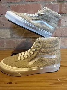 VANS Sk8-Hi Tapered Sneaker High Top Cozy Hug Desert Tan Size UK 5 VGC trainers - Picture 1 of 11