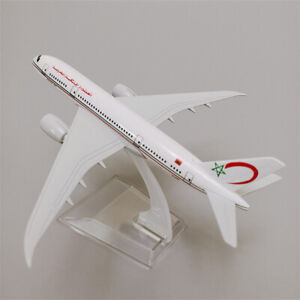 16cm Royal Air Maroc Airlines Boeing 787 B787 Plane Model Airplane Alloy Metal