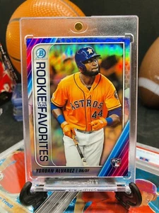 Yordan Alvarez RC•Bowman Chrome Rookie Card•Astros Blue Orange•Rare Prospect•Pop - Bild 1 von 1